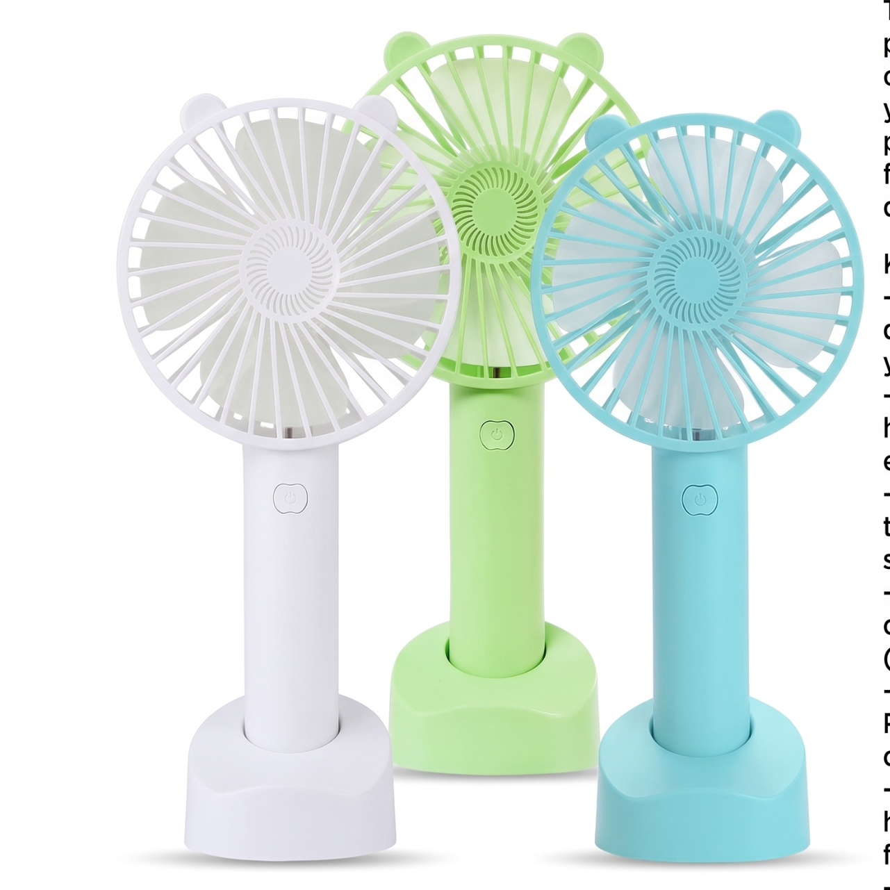 USB Portable Mini Fan | Mini USB Fan with Battery Backup