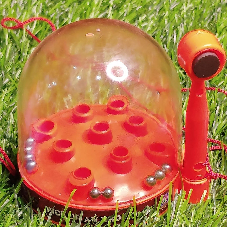 Magnetic Pick-Up and Drop Dome Game