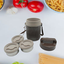 Leakproof stackable tiffin with secure lid