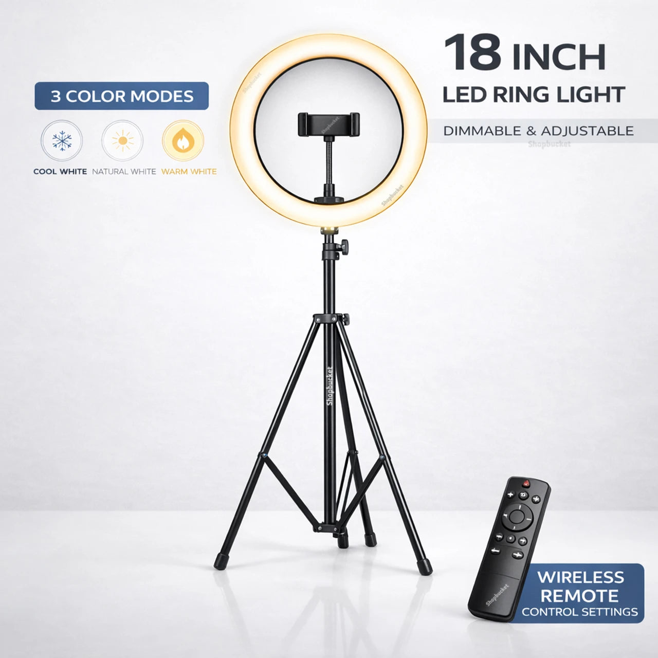18 inches Multi Colour Ring Light