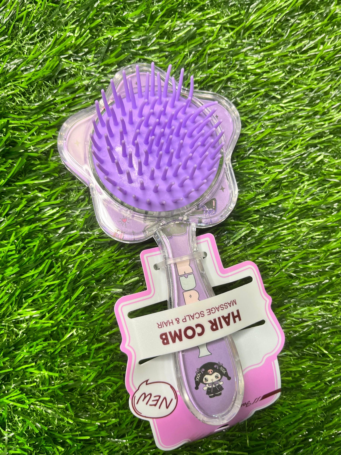 Adorable Flower-Shaped Character Massage Hair Comb and Scalp Massager