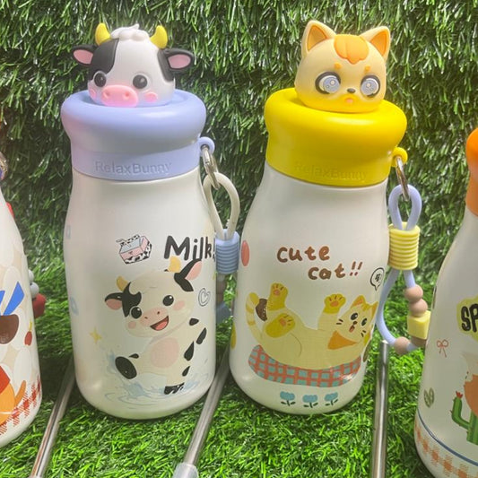 Sip with Your Spirit Animal: Cute & Colorful Character Bottles